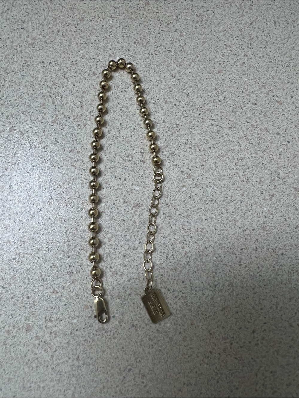 Miranda Frye - Gold Bead Bracelet with extender